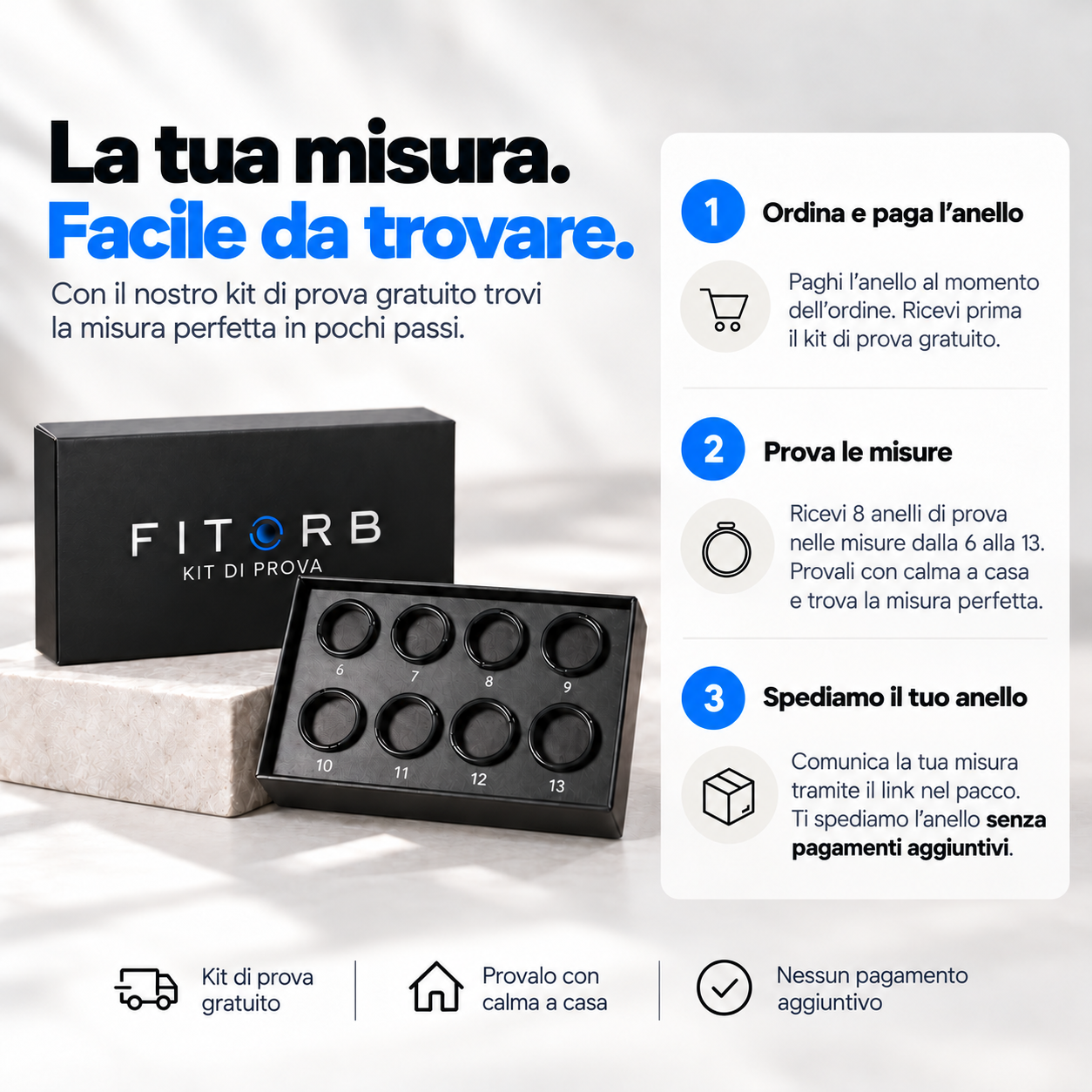 Trova facilmente la tua misura